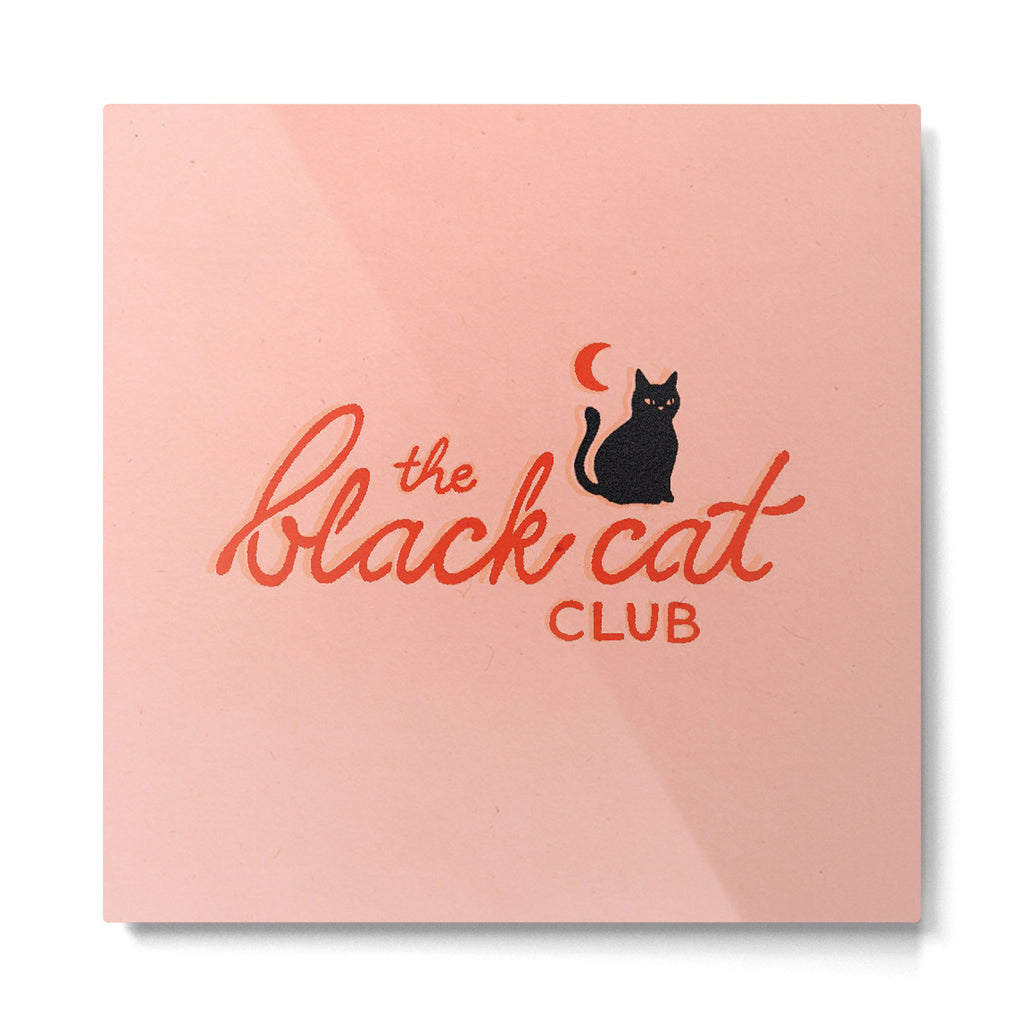 Black Cat Club Metal Print Gallery Image 1