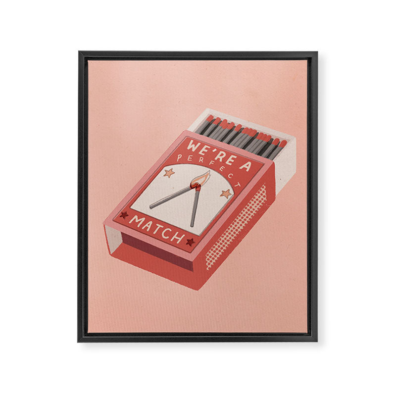 Perfect Match Framed Canvas Print Gallery Image 6