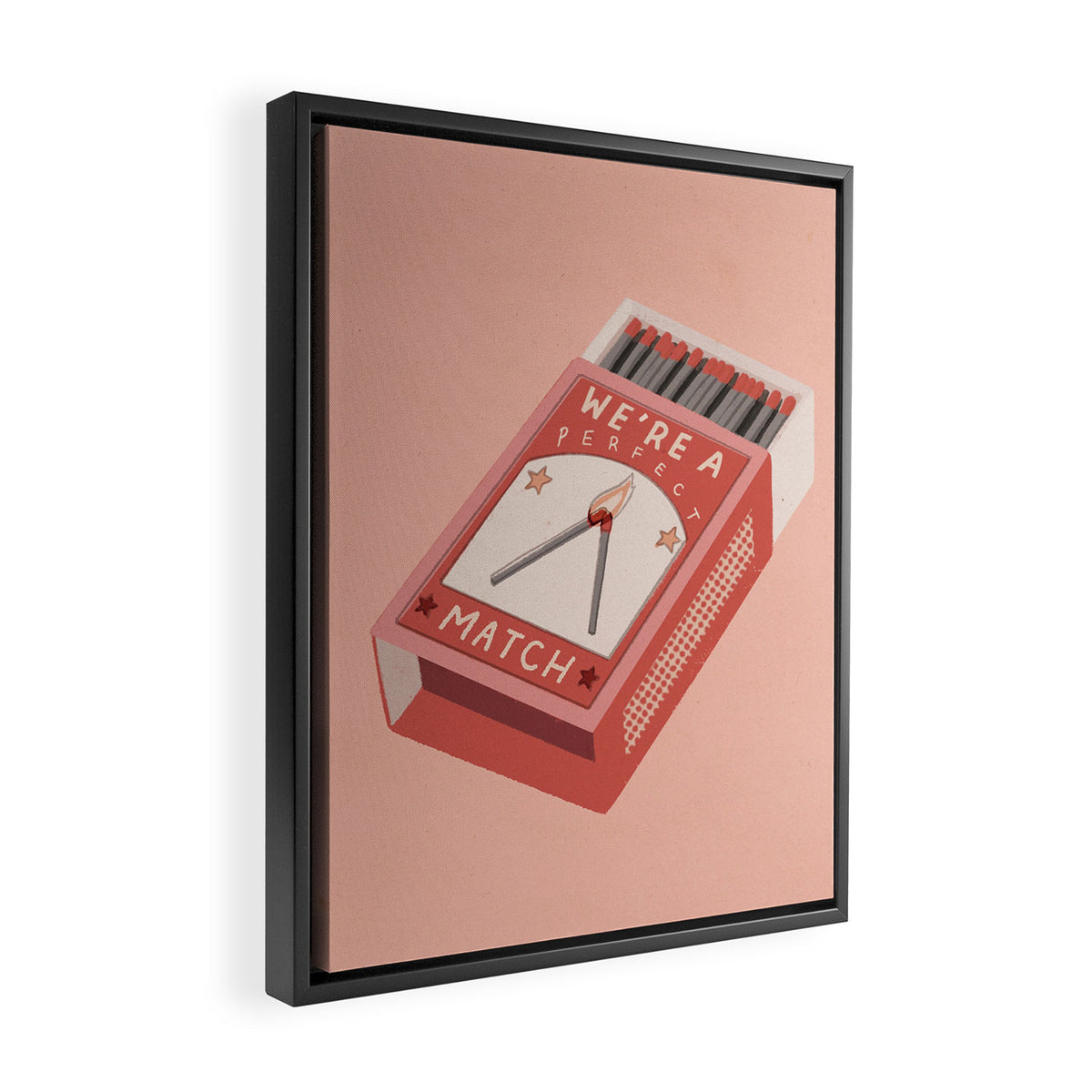 Perfect Match Framed Canvas Print Gallery Image 2