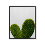 Heart Cactus Framed Canvas Print Gallery Image 6