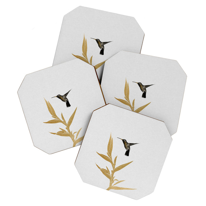 Hummingbird & Flower II Coaster Gallery Image 1