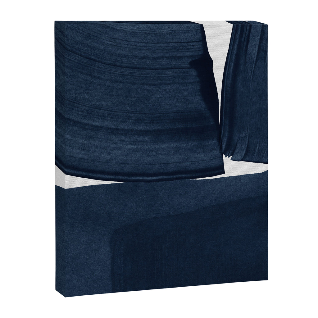 Minimalist Painting Blue I, Navy Decor Canvas Print Gallery Image 6