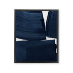Minimalist Painting Blue I, Navy Decor Framed Canvas Print Gallery Image 6