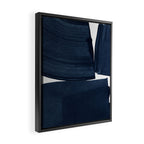 Minimalist Painting Blue I, Navy Decor Framed Canvas Print Gallery Image 2