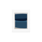 Modern Blue, Blue Painting, Blue Ombre Art Print Gallery Image 1