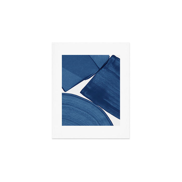 Modern Painting Blue II, Blue Abstract Art Print Gallery Image 1