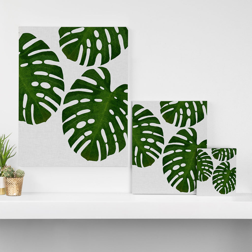 Monstera Leaf III Canvas Print Gallery Image 3