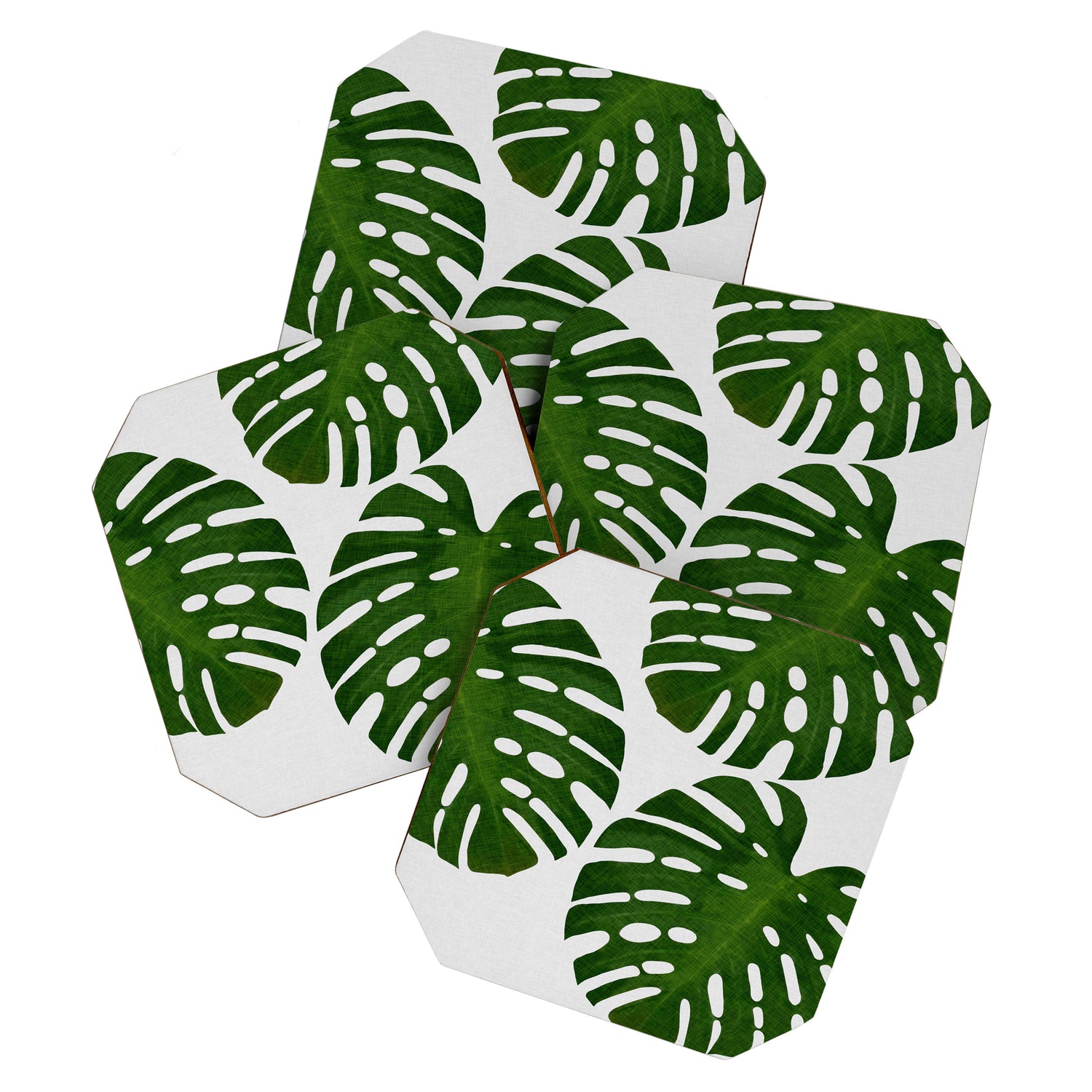 Monstera Leaf III Coaster Gallery Image 1