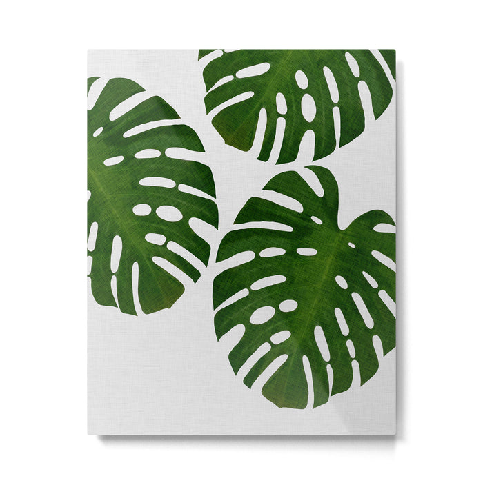 Monstera Leaf III Metal Print Gallery Image 1