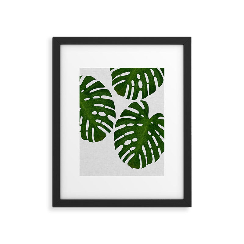 Monstera Leaf III Framed Art Print Gallery Image 5