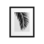 Palm Leaf Black & White I Framed Art Print Gallery Image 5