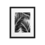 Palm Leaf Black & White III Framed Art Print Gallery Image 5