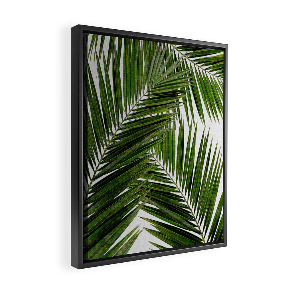 Palm Leaf III Framed Canvas Print Gallery Image 2