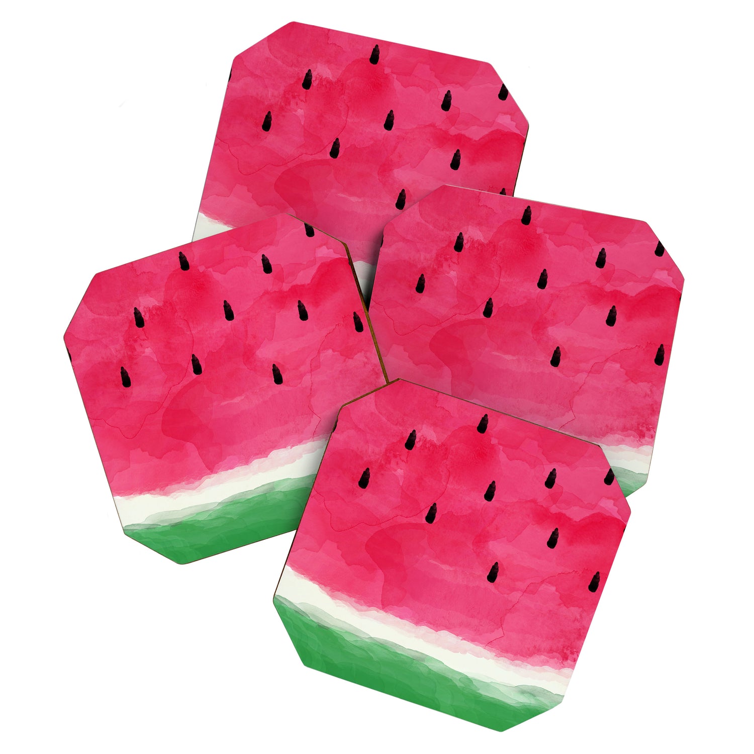 Watermelon Abstract Coaster Gallery Image 1