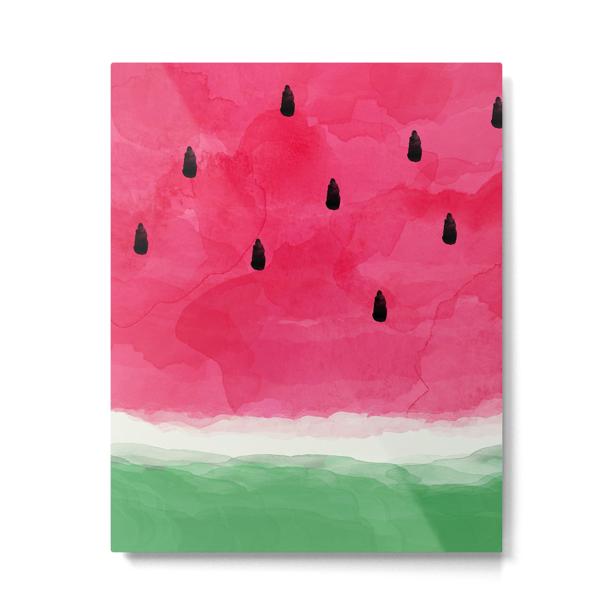 Watermelon Abstract Metal Print Gallery Image 6
