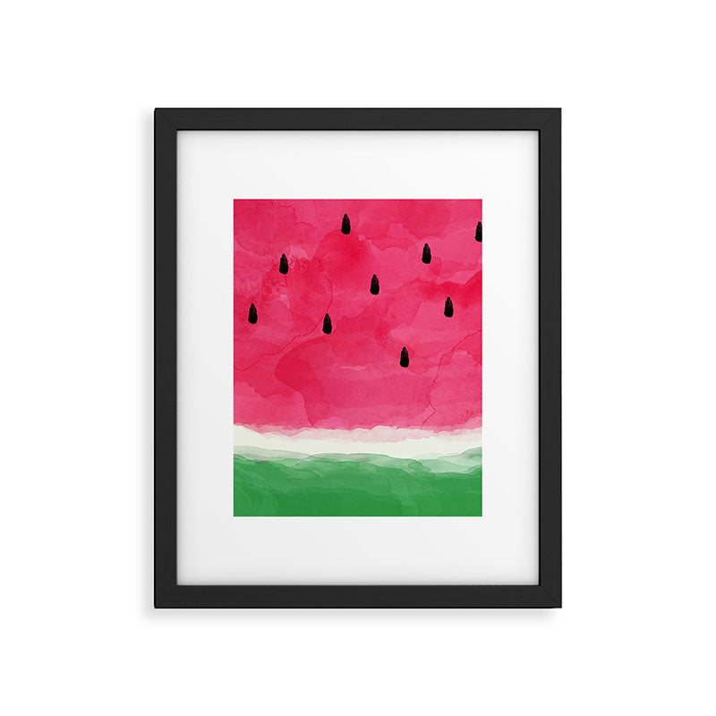 Watermelon Abstract Framed Art Print Gallery Image 6