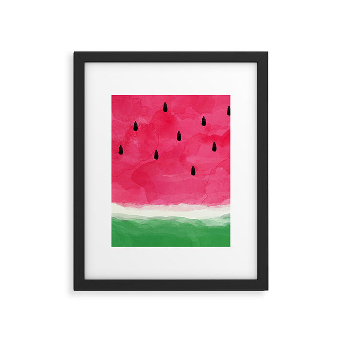 Watermelon Abstract Framed Art Print Gallery Image 1