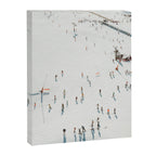 Aerial shot of ski resort Canvas Print Gallery Image 6