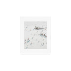 Aerial shot of ski resort Art Print Gallery Image 1