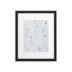 Aerial shot of skiers Framed Art Print Gallery Image 5