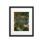 Aerial view of soccer field in Mexico City Framed Art Print Gallery Image 5