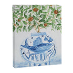 Blue and White Ginger Jar Orange Tree  Canvas Print Gallery Image 8