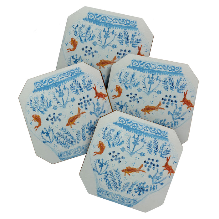 Goldfish Ginger Jar  Coaster Gallery Image 1