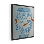 Goldfish Ginger Jar  Framed Canvas Print Gallery Image 2