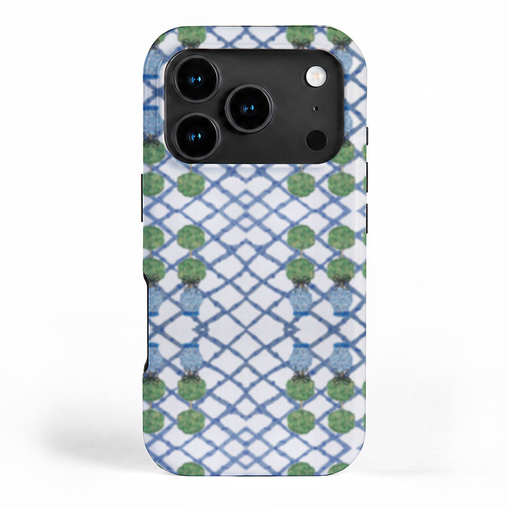 Hand Painted Ginger Jar Chinoiserie Pattern iPhone Case Gallery Image 1