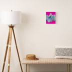 Hot Pink Blue and White Ginger Jars  Canvas Print Gallery Image 2