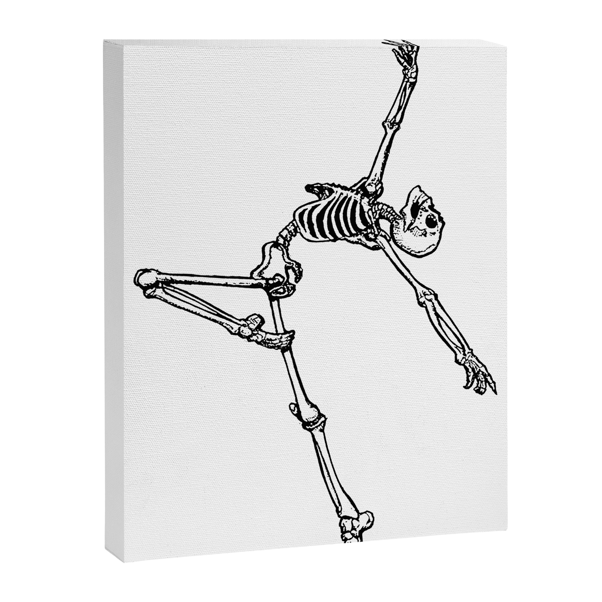 Ballet Skeleton Canvas Print Gallery Image 6