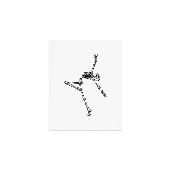 Ballet Skeleton Art Print Gallery Image 1