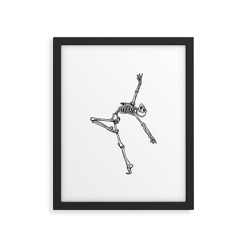 Ballet Skeleton Framed Art Print Gallery Image 5