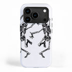 Duo Dancing Skeleton iPhone Case Gallery Image 1