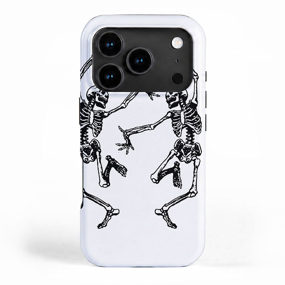 Duo Dancing Skeleton iPhone Case Gallery Image 1