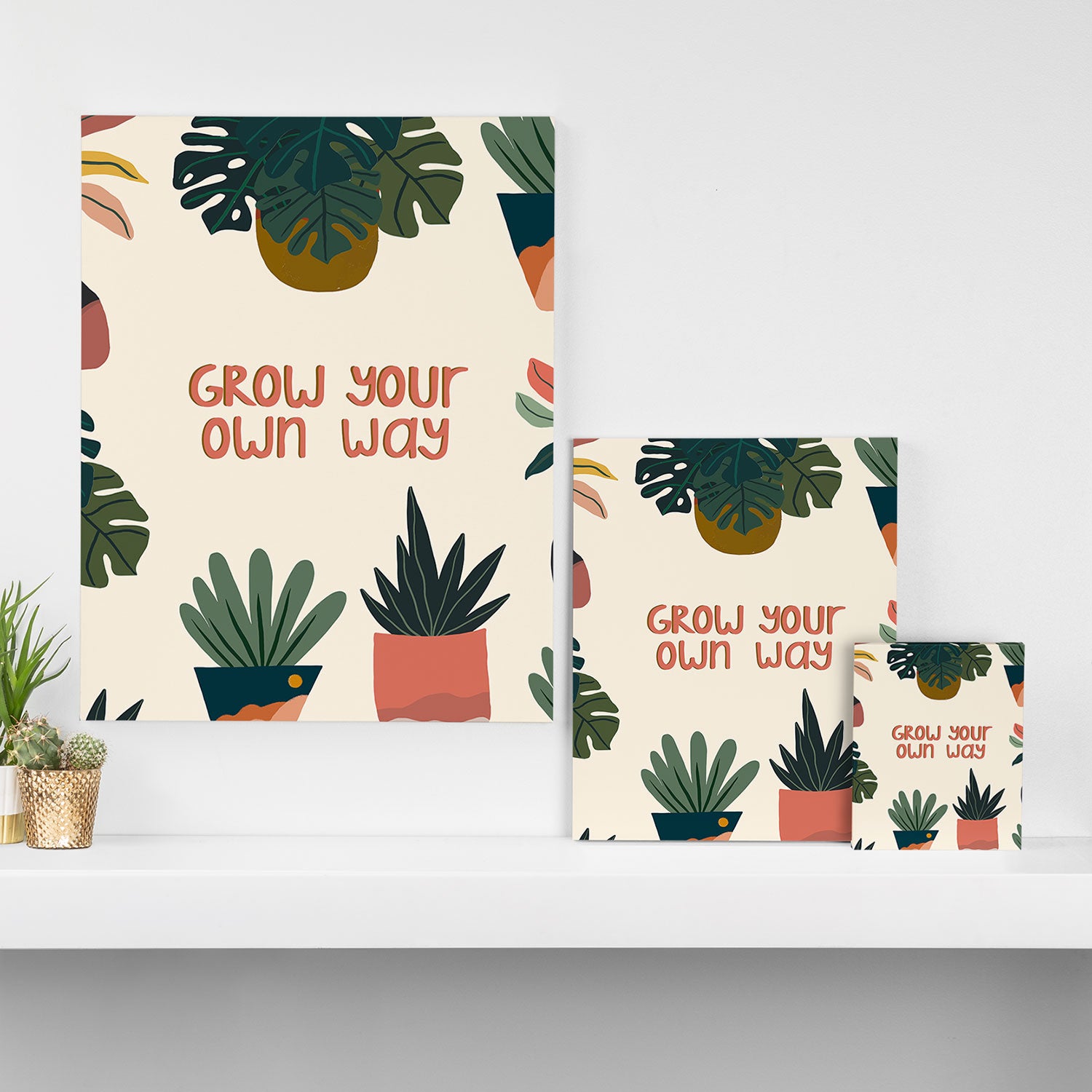 Grow your own way Canvas Print Gallery Image 3