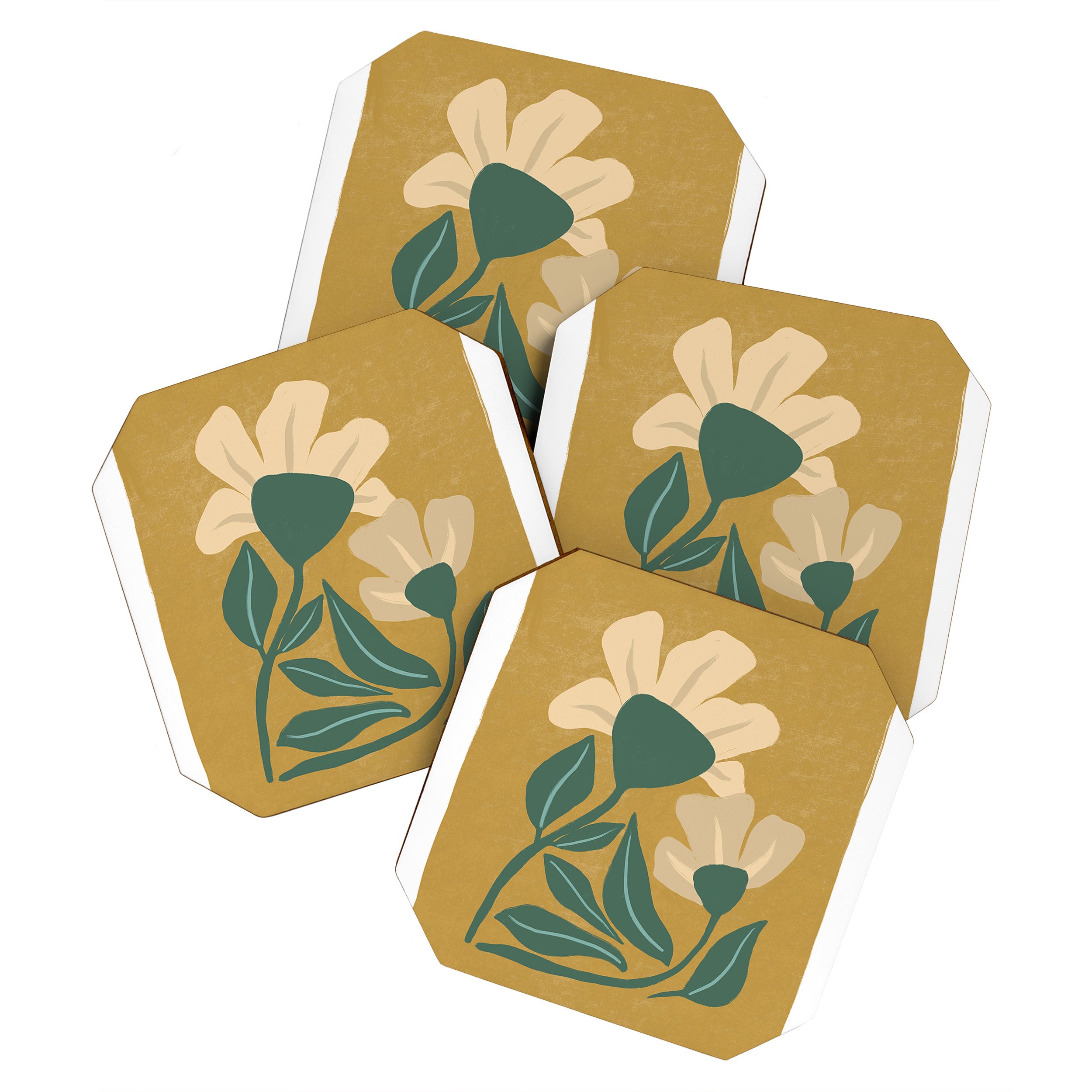 Happy Flowers Coaster Gallery Image 1