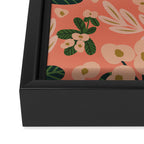 Poppy Pine (pink) Framed Canvas Print Gallery Image 3
