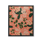Poppy Pine (pink) Framed Canvas Print Gallery Image 8