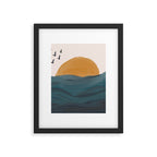 Smooth Wave Framed Art Print Gallery Image 5
