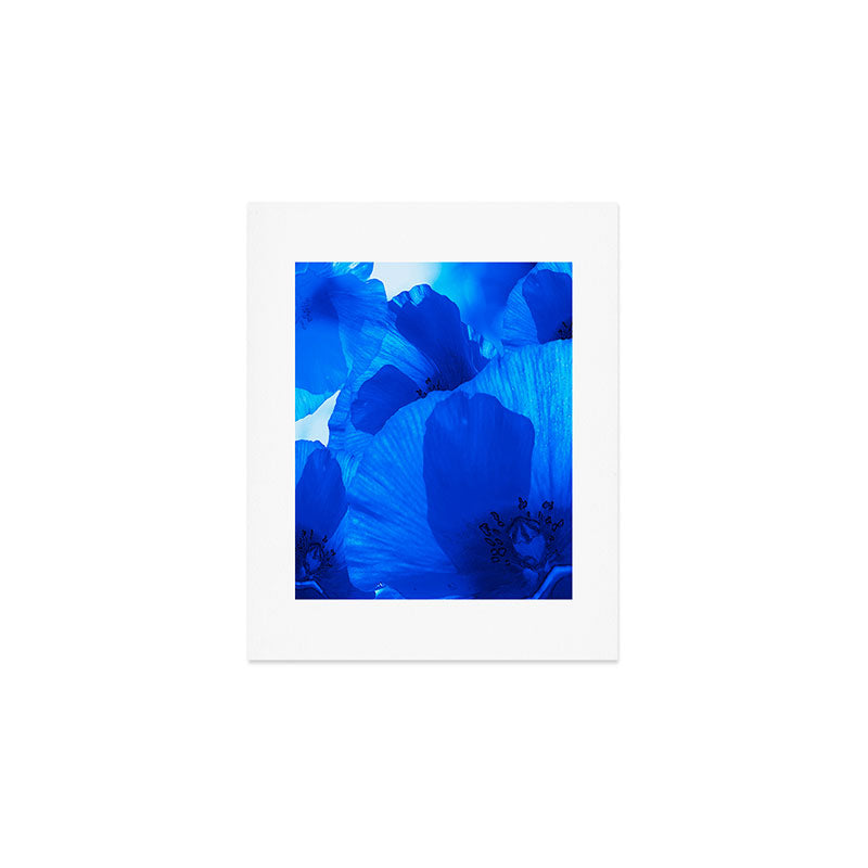 Blue Poppies #decor #society6 #buyart Art Print Gallery Image 1