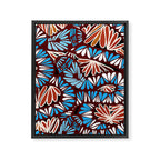 Colorful snakes and flowers Framed Canvas Print Gallery Image 8
