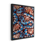 Colorful snakes and flowers Framed Canvas Print Gallery Image 2