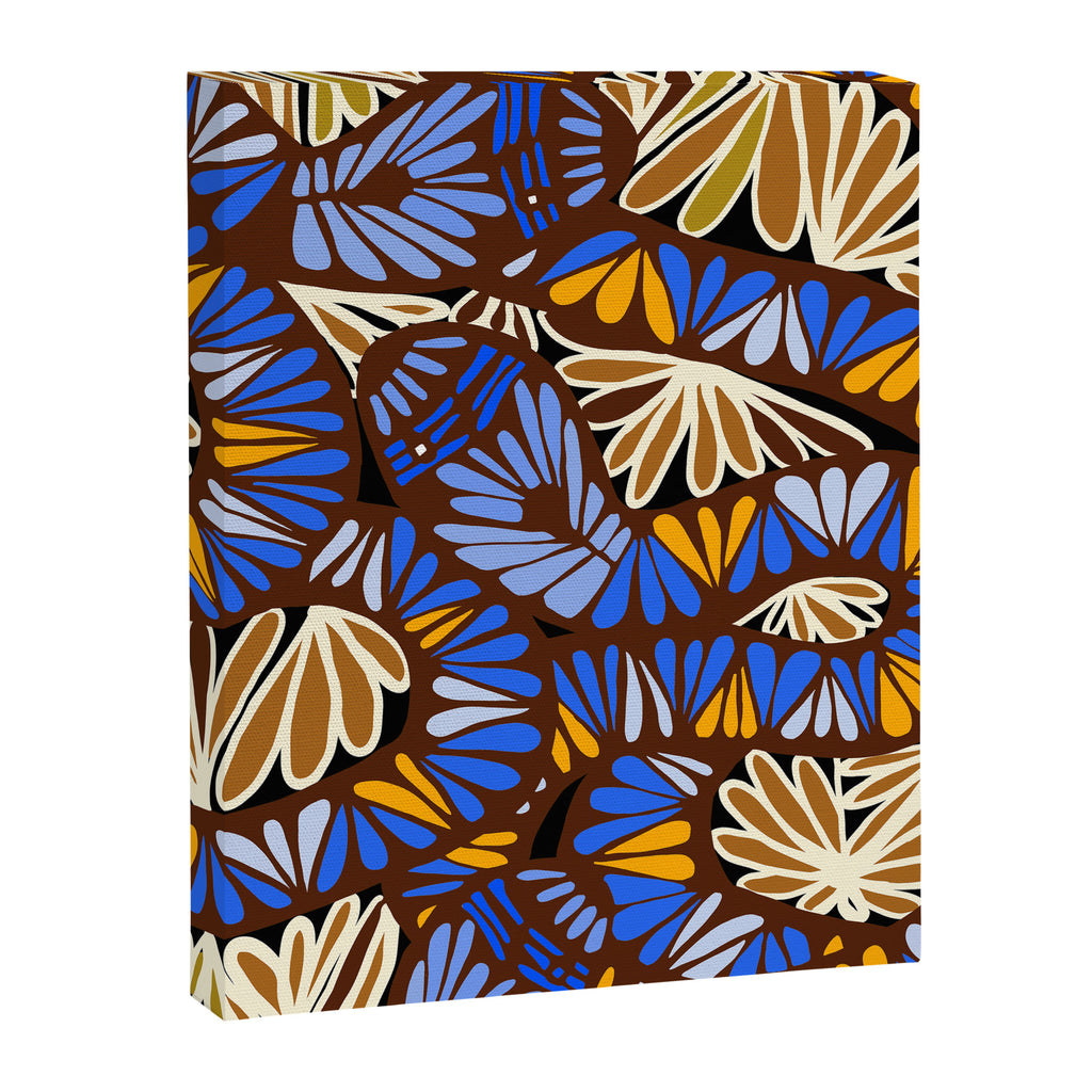 Decorative snakes and flowers Canvas Print Gallery Image 8