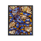 Decorative snakes and flowers Framed Canvas Print Gallery Image 8