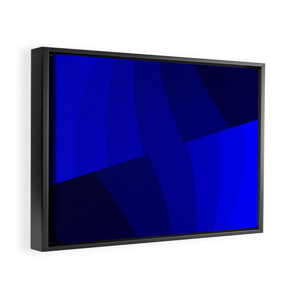 Just Blue #decor #society6 #buyart Framed Canvas Print Gallery Image 2
