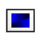 Just Blue #decor #society6 #buyart Framed Art Print Gallery Image 5