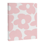 Large Baby Pink Retro Flowers on White Background #decor #society6 #buyart Canvas Print Gallery Image 8