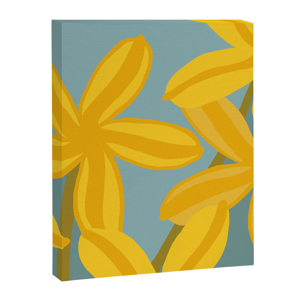 Large Yellow Lilies  Canvas Print Gallery Image 8