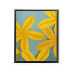 Large Yellow Lilies  Framed Canvas Print Gallery Image 8